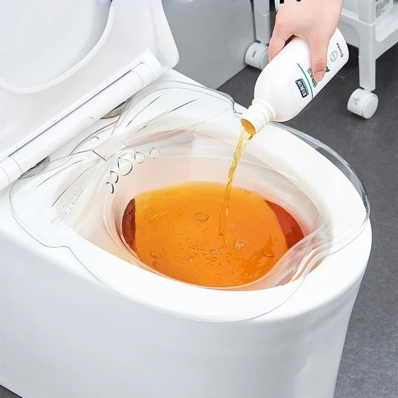 1Pcs Durable Over Elderly Postpartum Hemorrhoids Patient Toilet Tub Hip Basin Bidet New Vaginal Steaming Seat Bath Loja da Dryka