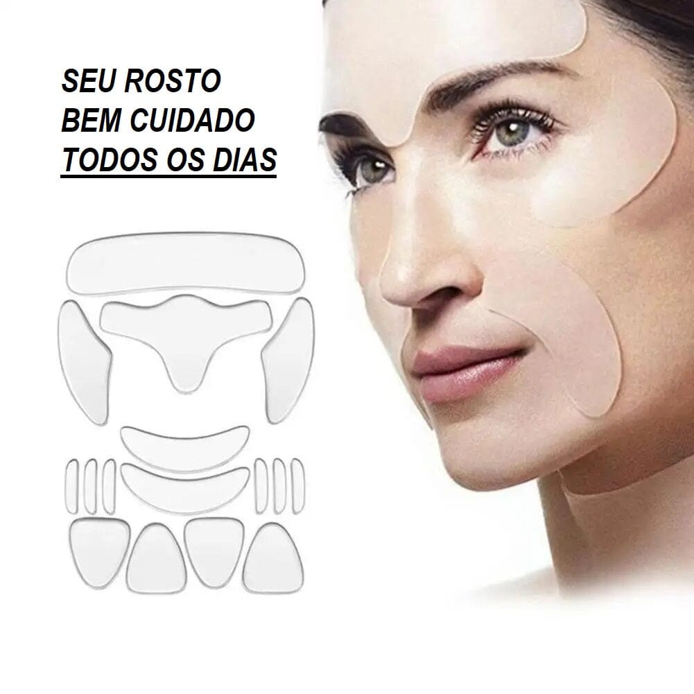 Adesivo de Silicone Antirrugas e Linhas de Expressão - CLEAR WOMEN - SUPER PROMO Beleza 003 lojadadryka