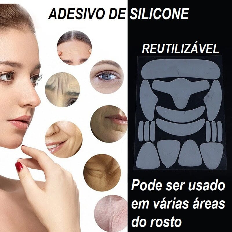 Adesivo de Silicone Antirrugas e Linhas de Expressão - CLEAR WOMEN - SUPER PROMO Beleza 003 lojadadryka