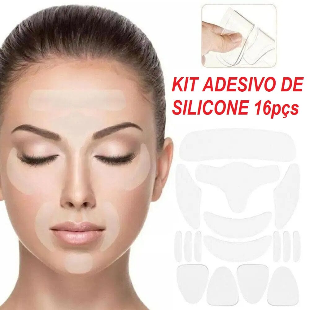 Adesivo de Silicone Antirrugas e Linhas de Expressão - CLEAR WOMEN - SUPER PROMO Beleza 003 lojadadryka