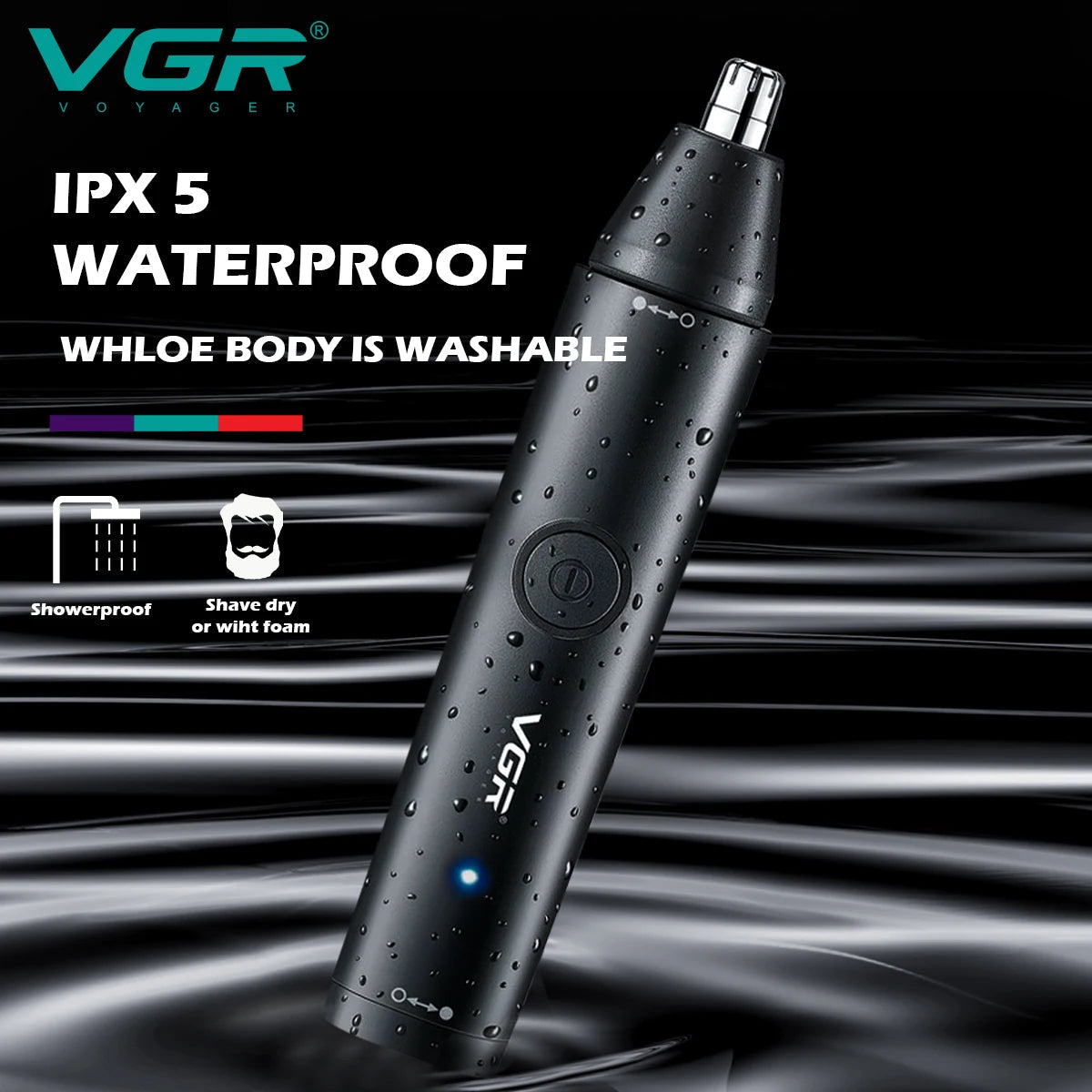 Aparador de Pelos Profisional VGR - Slim Cutt Beleza 005 lojadadryka