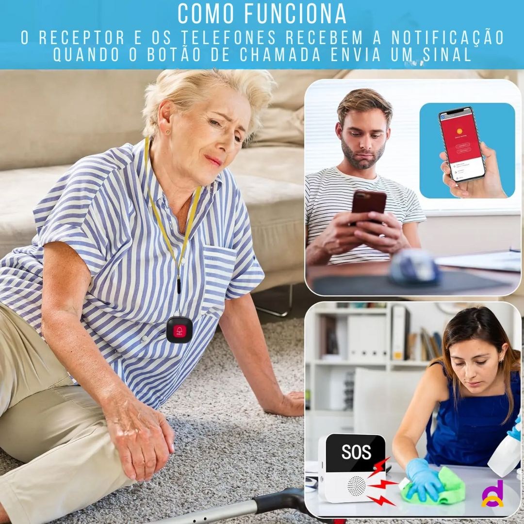 Aparelho SOS Smart Life Wi-Fi - Tuya 2 Aparelho SOS Tuya 2 Loja da Dryka