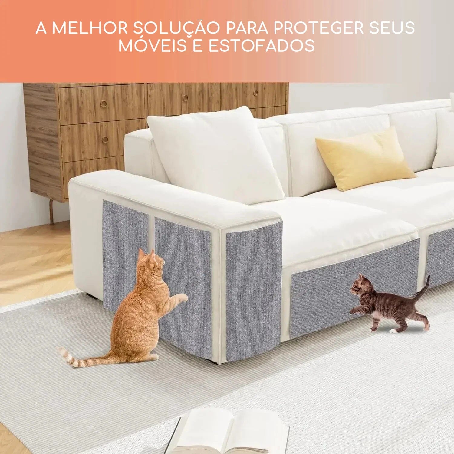Arranhador & Protetor Para Gatos - Safe Claw petshop - arranhador parede Loja da Dryka