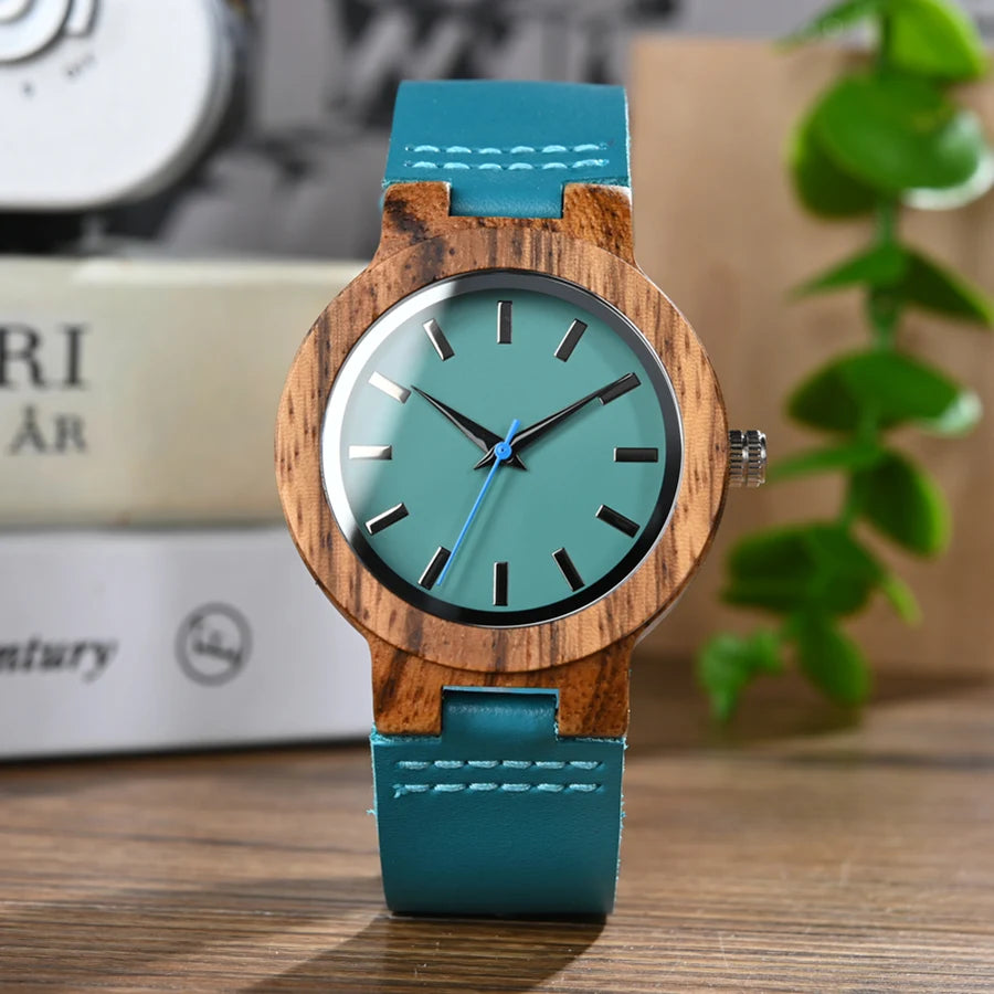 BOBO BIRD Couple watches Leather Strap Quartz Wristwatch For Men Women Timepieces Relojes para mujer Great Gift Custom Dropship Loja da Dryka