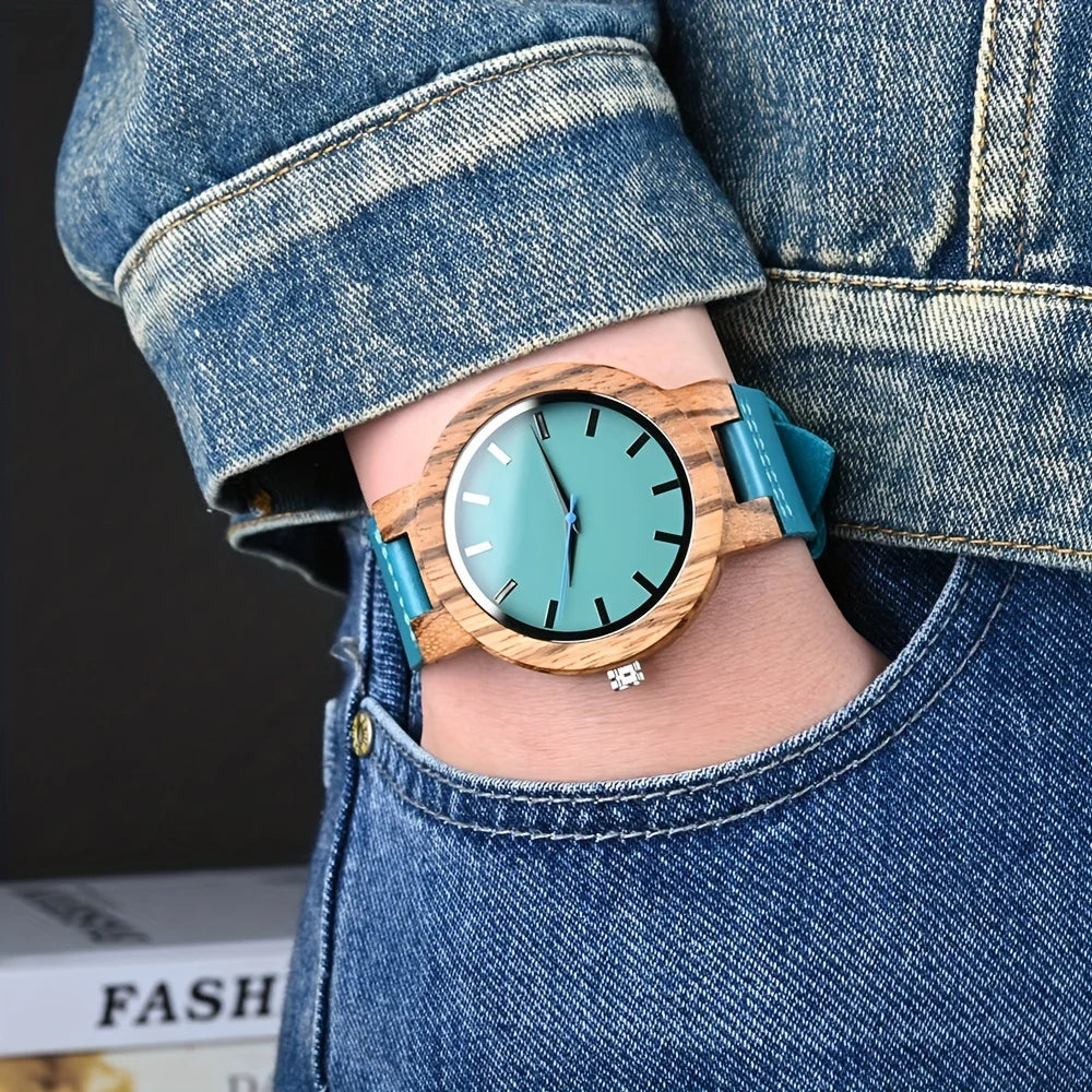 BOBO BIRD Couple watches Leather Strap Quartz Wristwatch For Men Women Timepieces Relojes para mujer Great Gift Custom Dropship Loja da Dryka