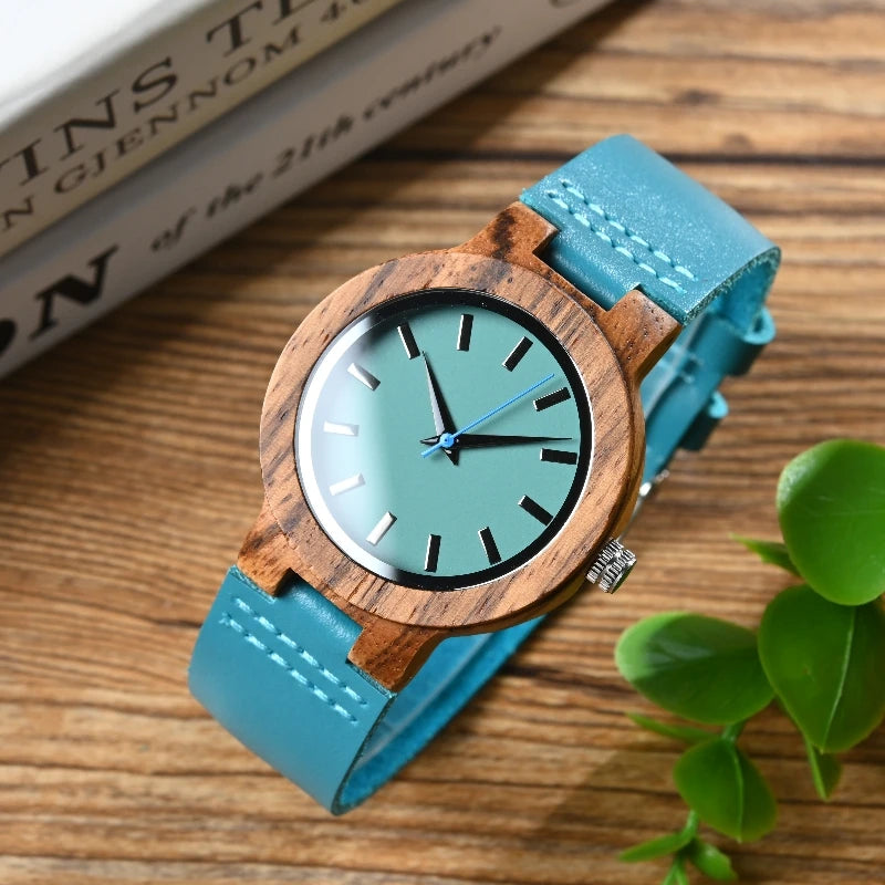 BOBO BIRD Couple watches Leather Strap Quartz Wristwatch For Men Women Timepieces Relojes para mujer Great Gift Custom Dropship Loja da Dryka Women Size