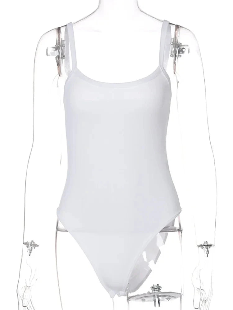 Body Feminino Liso com Alças - Slim Body Body Feminino Liso com Alças - Loja da Dryka