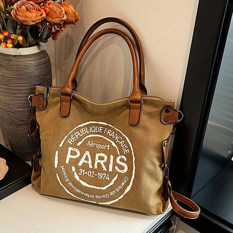 Bolsa de Lona Feminina Paris bolsa paris Loja da Dryka