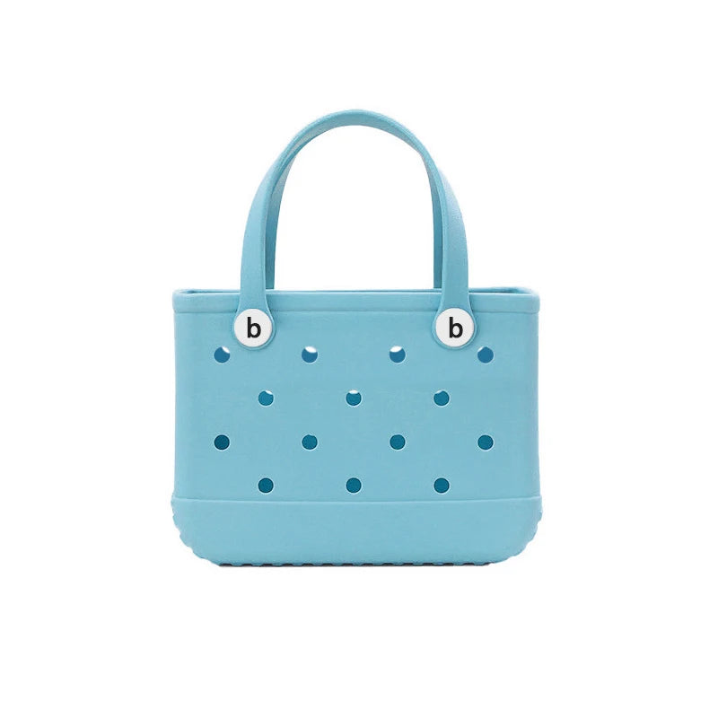 Bolsa Emborrachada - Rubber Bag Loja da Dryka Azul Claro-P