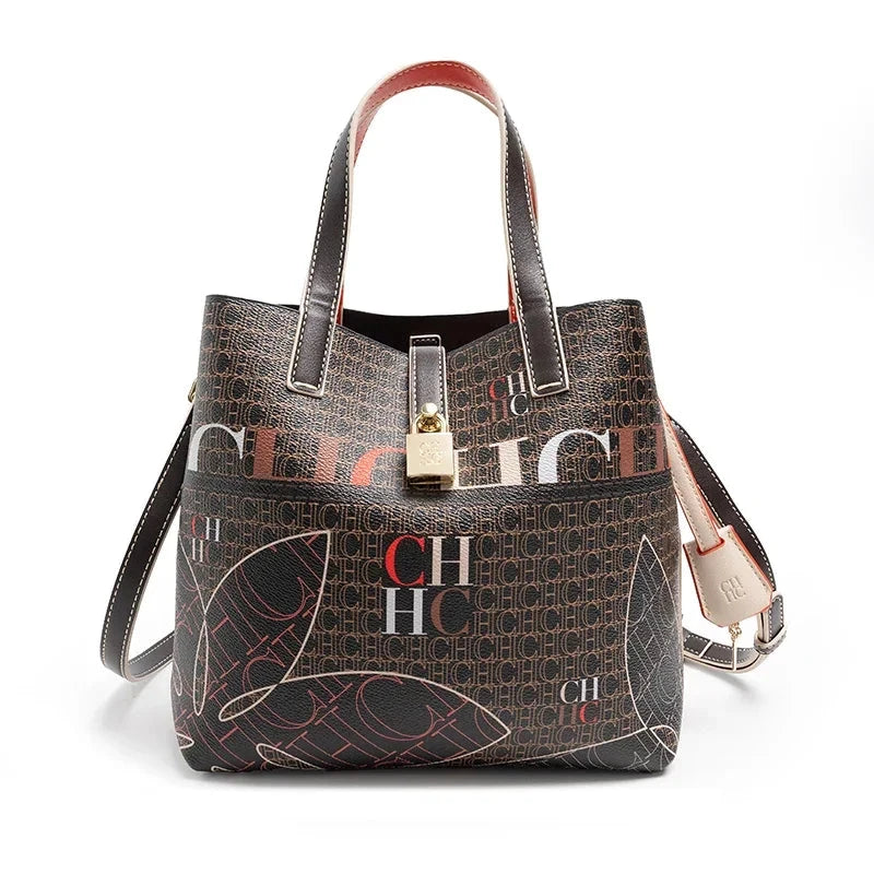 Bolsa Feminina em Couro - Amsterdã bolsa - Amsterda Loja da Dryka Preta 23*11*22.5cm