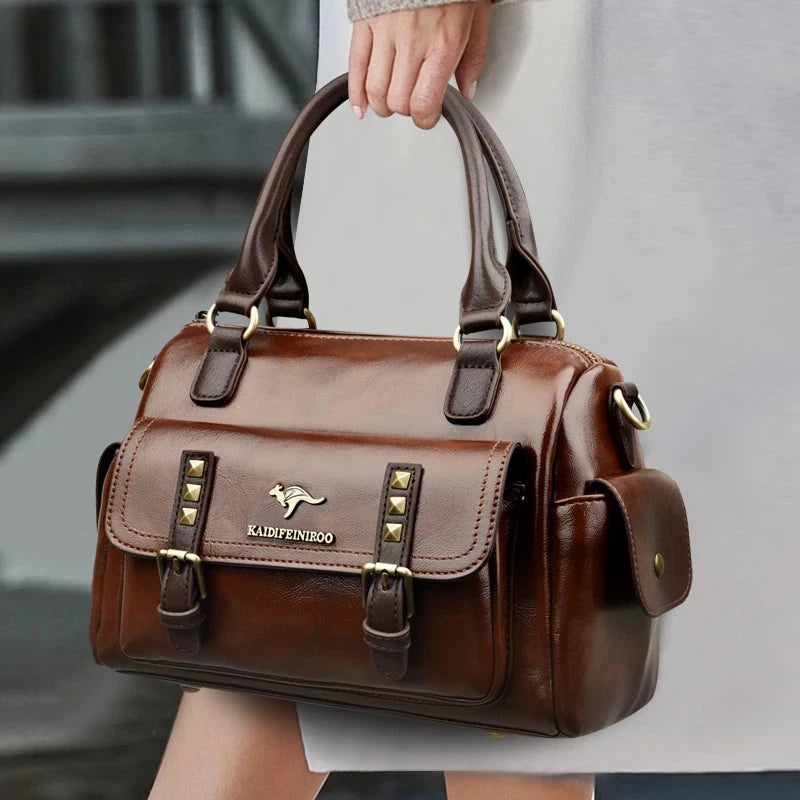 Bolsa Feminina em Couro - Cora Loja da Dryka