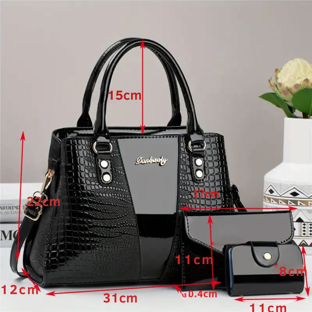 Bolsa Feminina em Couro PU - Sienna Bolsa Feminina Sienna Loja da Dryka