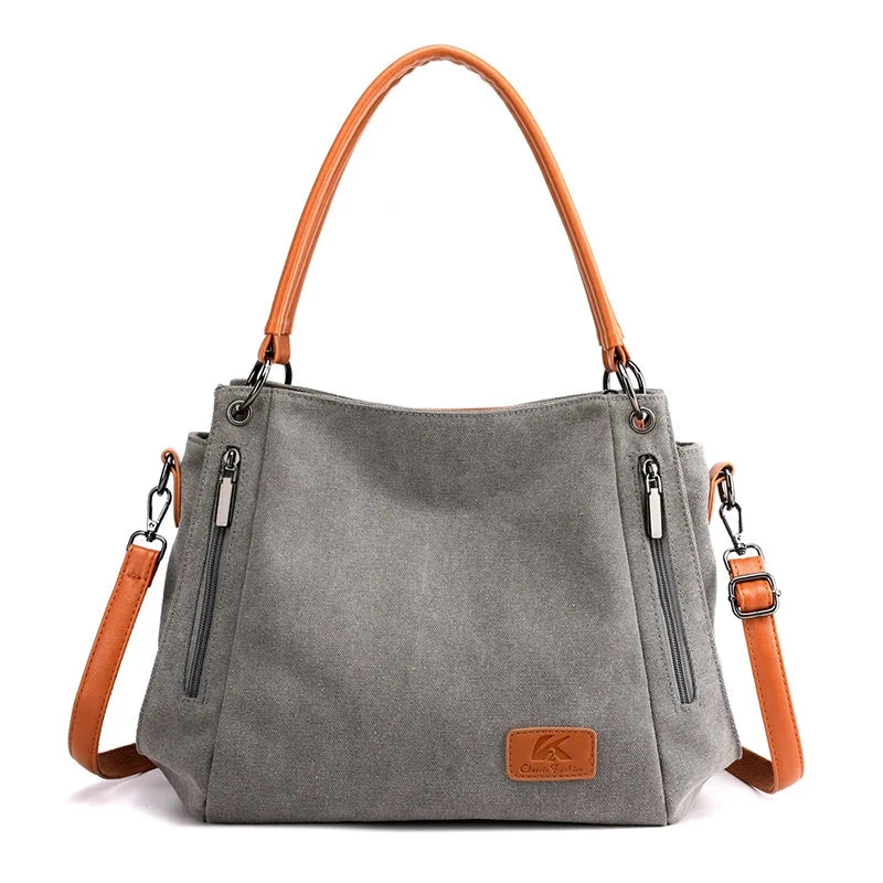 Bolsa Feminina em Lona - Urban Loja da Dryka Cinza