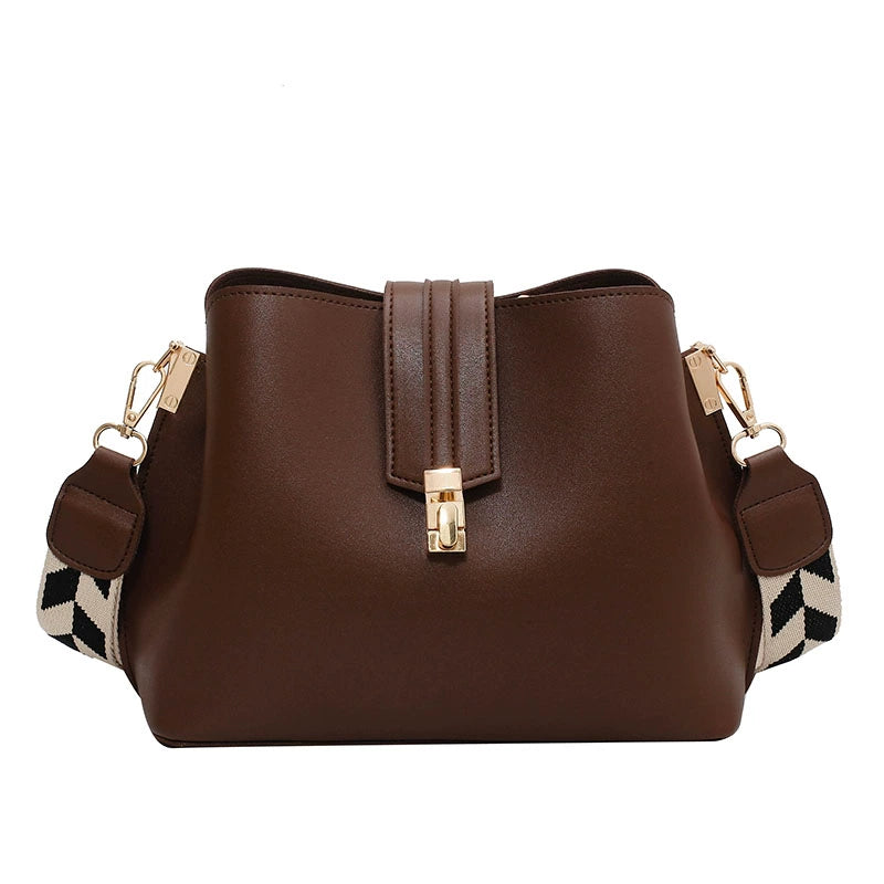 Bolsa Retrô de Couro - Wide Strap Loja da Dryka