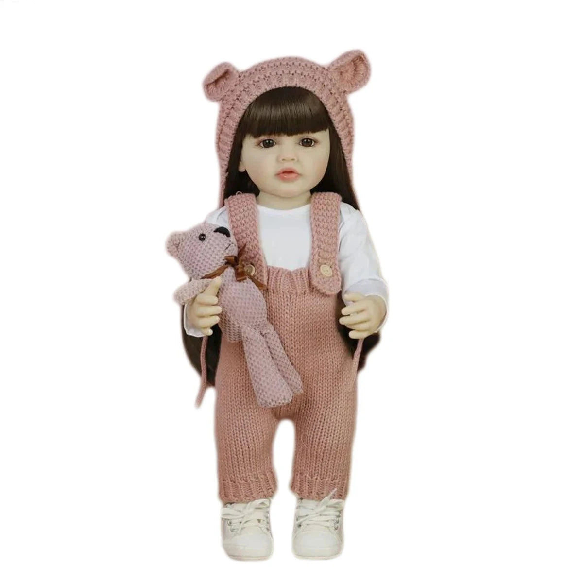 Boneca Bebê Reborn de Silicone brinquedo 037 Loja da Dryka Zelia
