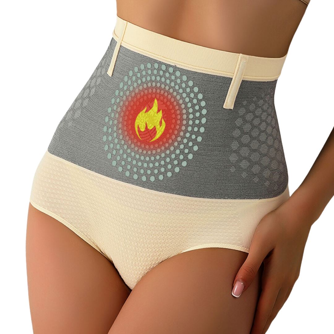 Calcinha Modeladora - Slim Belly bem estar 041 Loja da Dryka Bege M