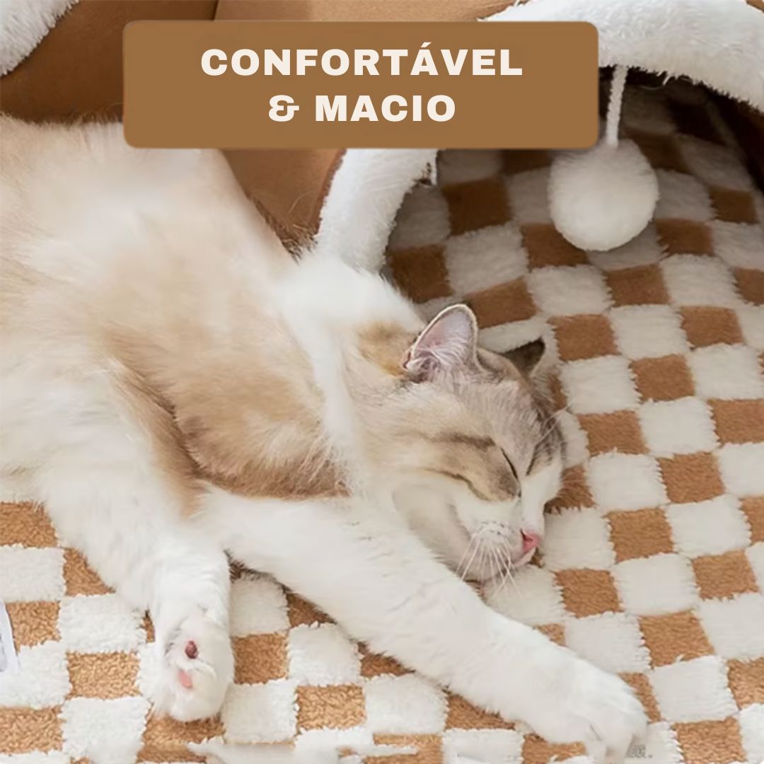 Cama & Túnel para Gatos - Hidden Cat tunel e cama para gatos Loja da Dryka