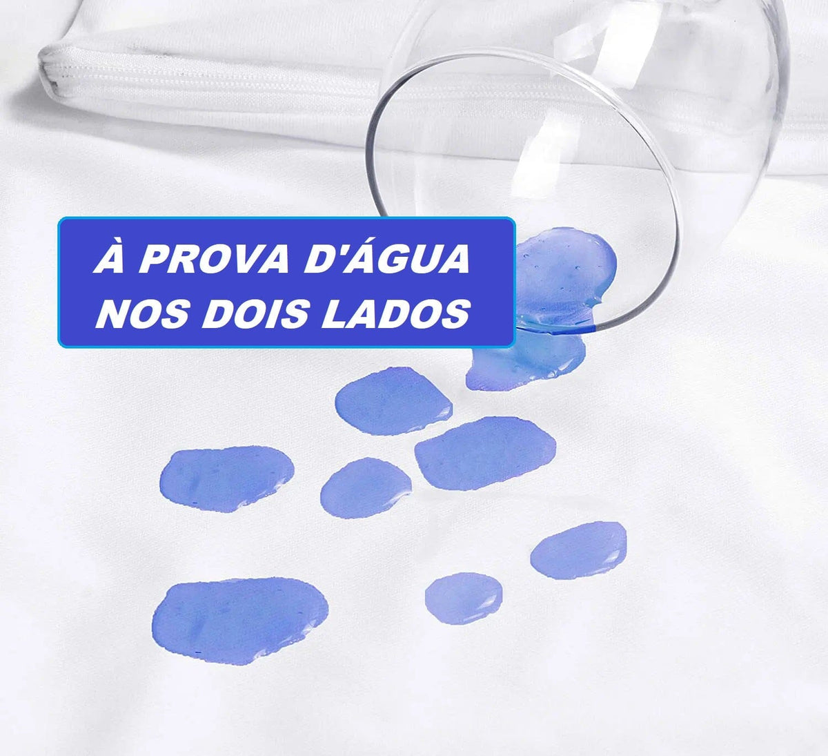 Capa de Travesseiro Impermeável Antialérgica - Soft Plus capa de travesseiro 001 Loja da Dryka