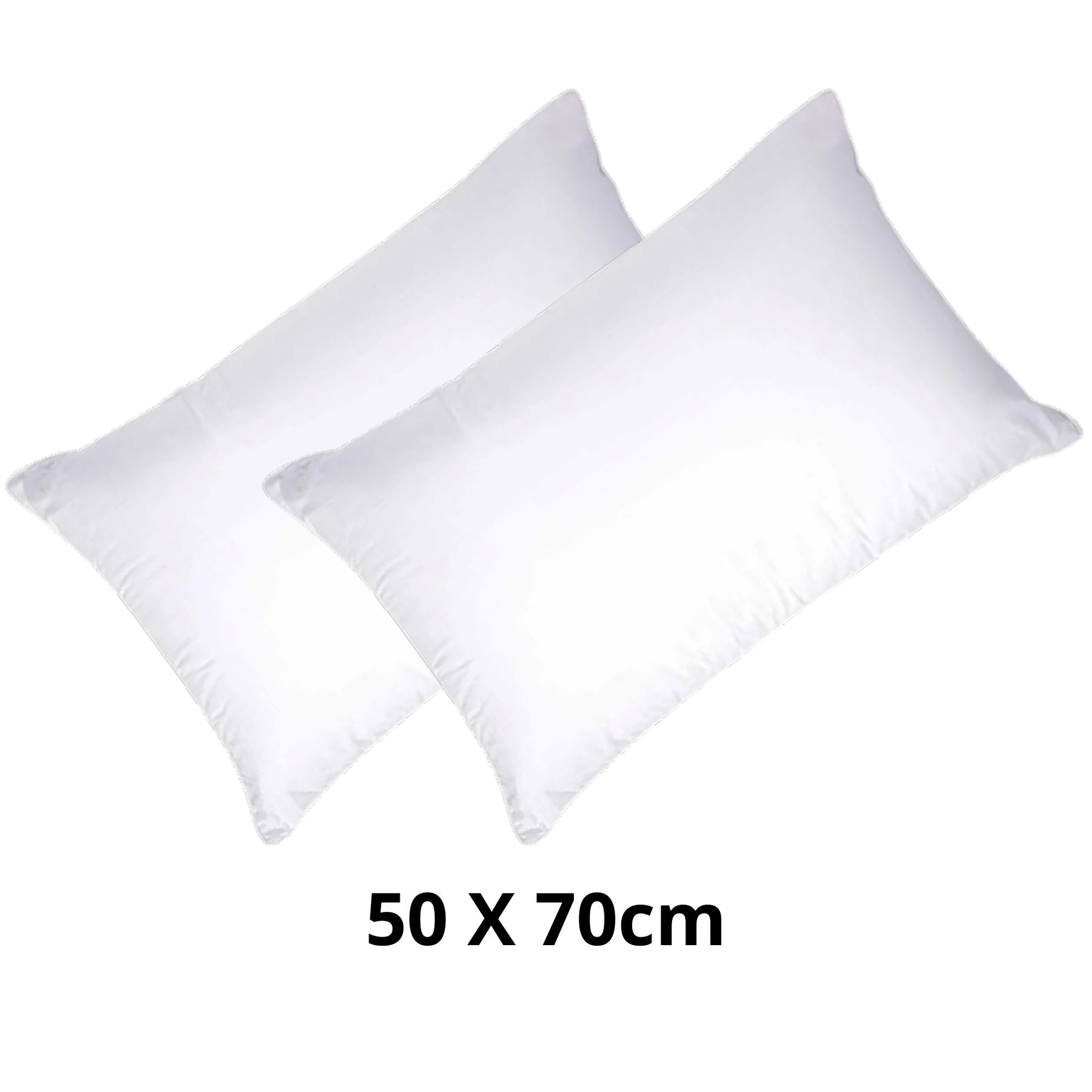 Capa de Travesseiro Impermeável Antialérgica - Soft Plus capa de travesseiro 001 Loja da Dryka Branco - 2 unids 50x70cm