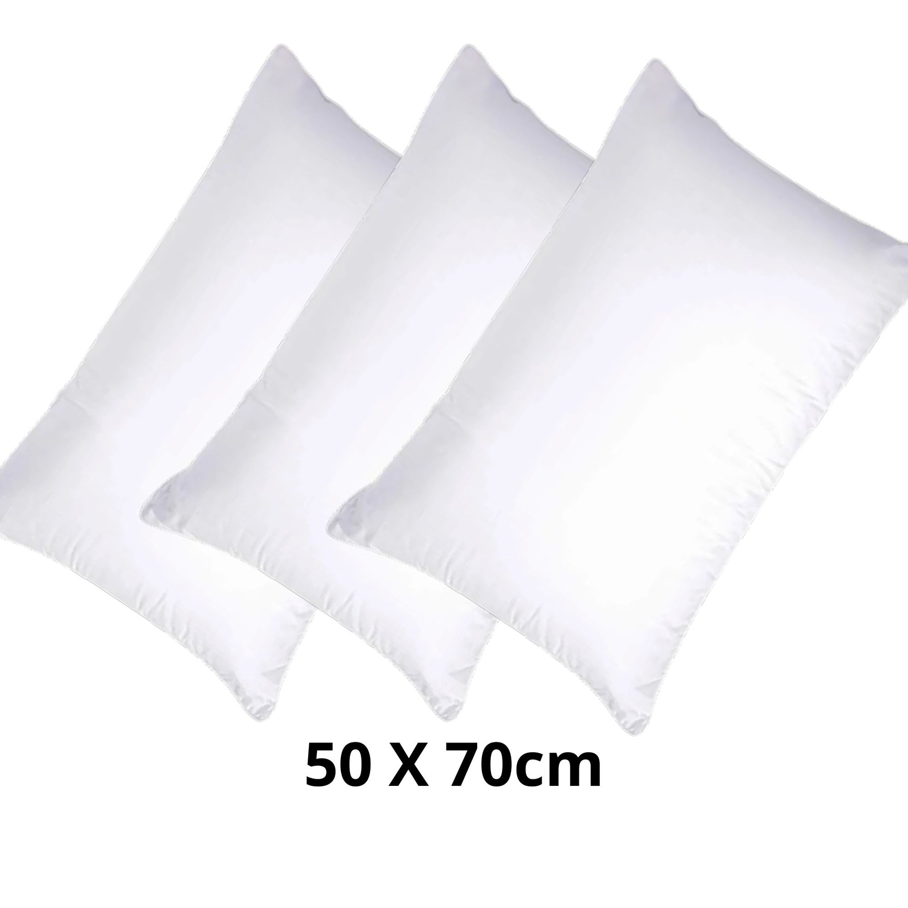 Capa de Travesseiro Impermeável Antialérgica - Soft Plus capa de travesseiro 001 Loja da Dryka Branco - 3 unids 50x70cm