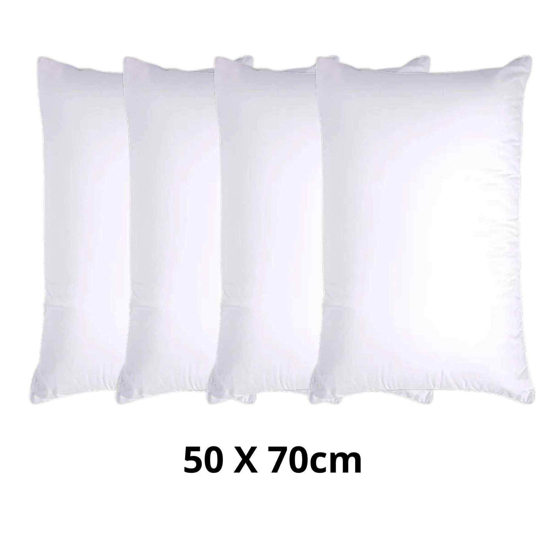 Capa de Travesseiro Impermeável Antialérgica - Soft Plus capa de travesseiro 001 Loja da Dryka Branco - 4 unids 50x70cm