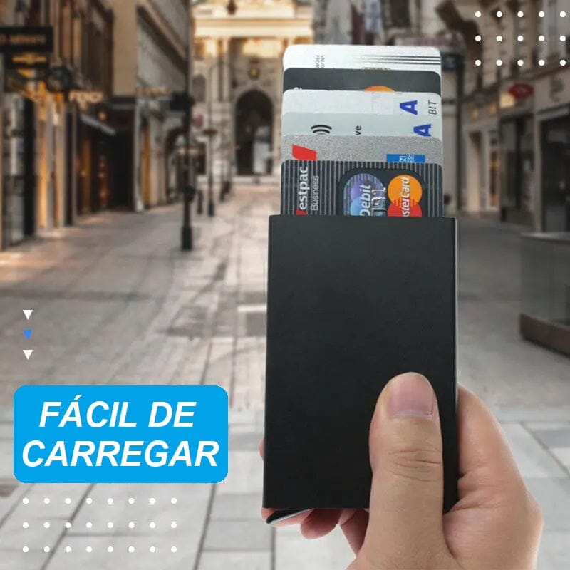 Carteira Anti RFID - Total Security acessorio - carteira antifurto lojadadryka