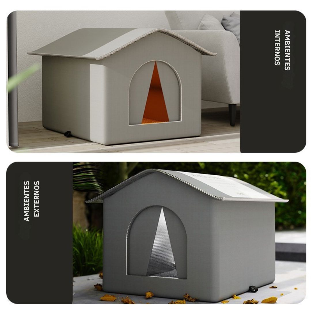Casinha para Cachorro e Gatos - Thermo Pet casa de gatos impermeavel Loja da Dryka