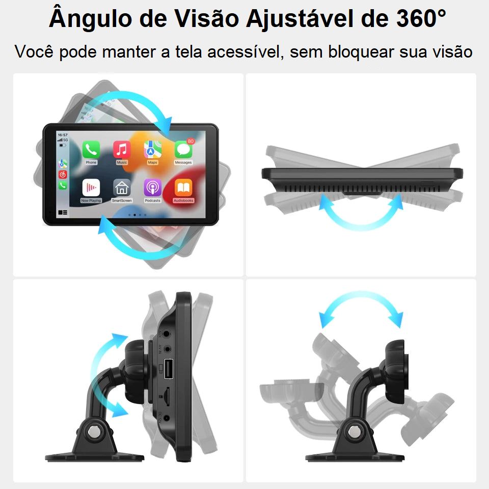 Central Multimídia Universal Portátil NAVPRO Multimidia 001 Loja da Dryka