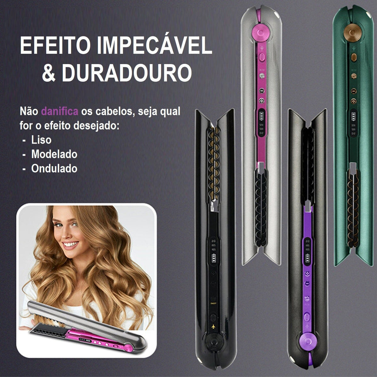 Chapinha Profissional para Cabelos - Easy Hair beleza 005 - chapinha Loja da Dryka