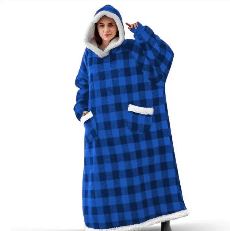 Cobertor Moleton Flanela Loja da Dryka Blue Gird Clothes Length 120CM