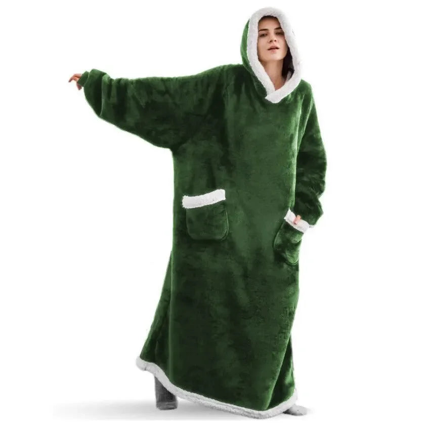Cobertor Moleton Flanela Loja da Dryka Dark Green Clothes Length 120CM