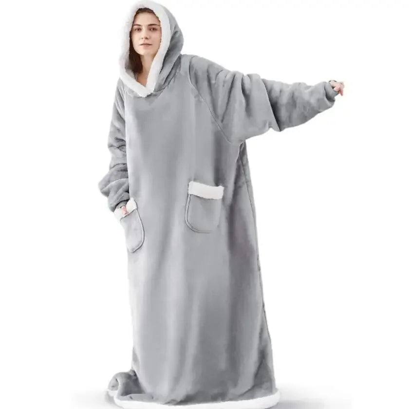 Cobertor Moleton Flanela Loja da Dryka Gray Clothes Length 120CM