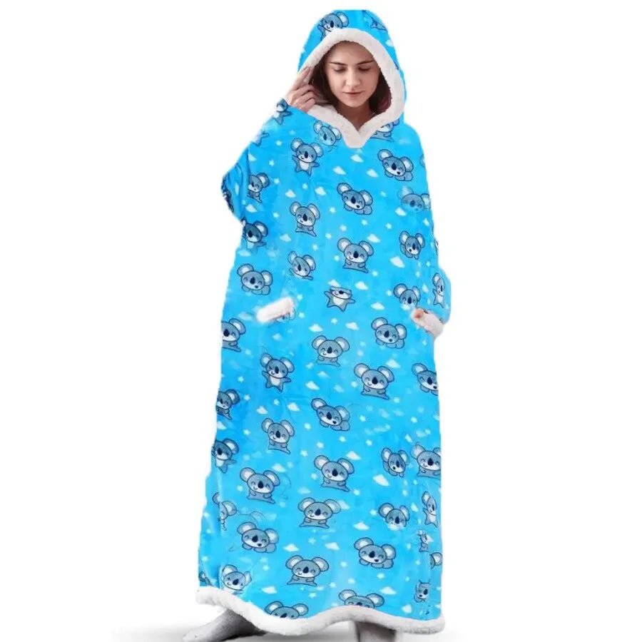 Cobertor Moleton Flanela Loja da Dryka Sloth Clothes Length 120CM