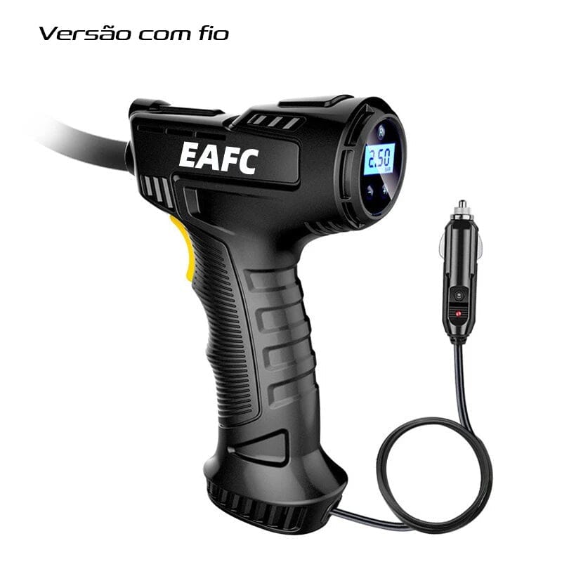 Compressor de Ar Portátil digital- Fill Air Compressor de ar lojadadryka Com Fio