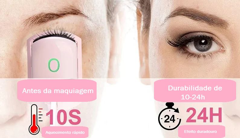 Curvador Elétrico de Cílios Portátil Eyelash cilios 001 Loja da Dryka