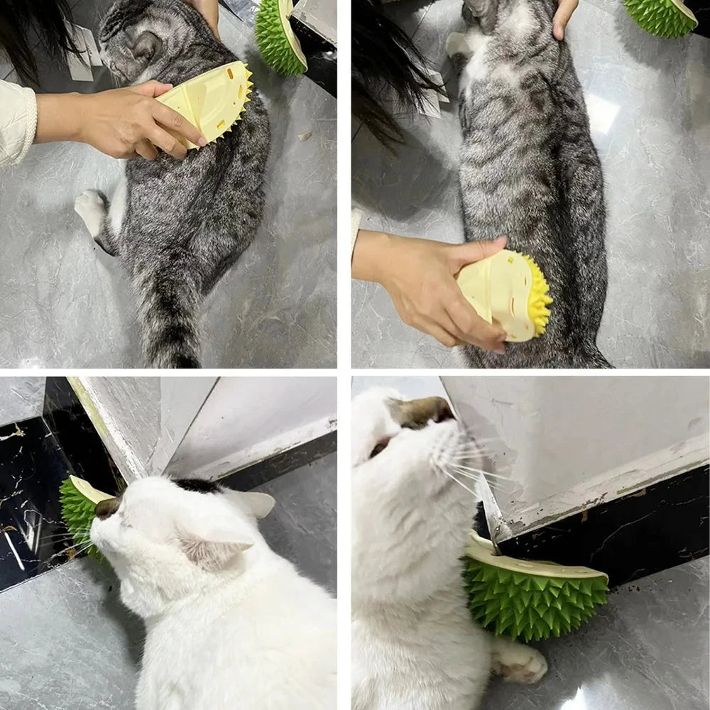 Escova Massageadora para Gatos - Cat Scratcher pet shop - escova massageadora Loja da Dryka