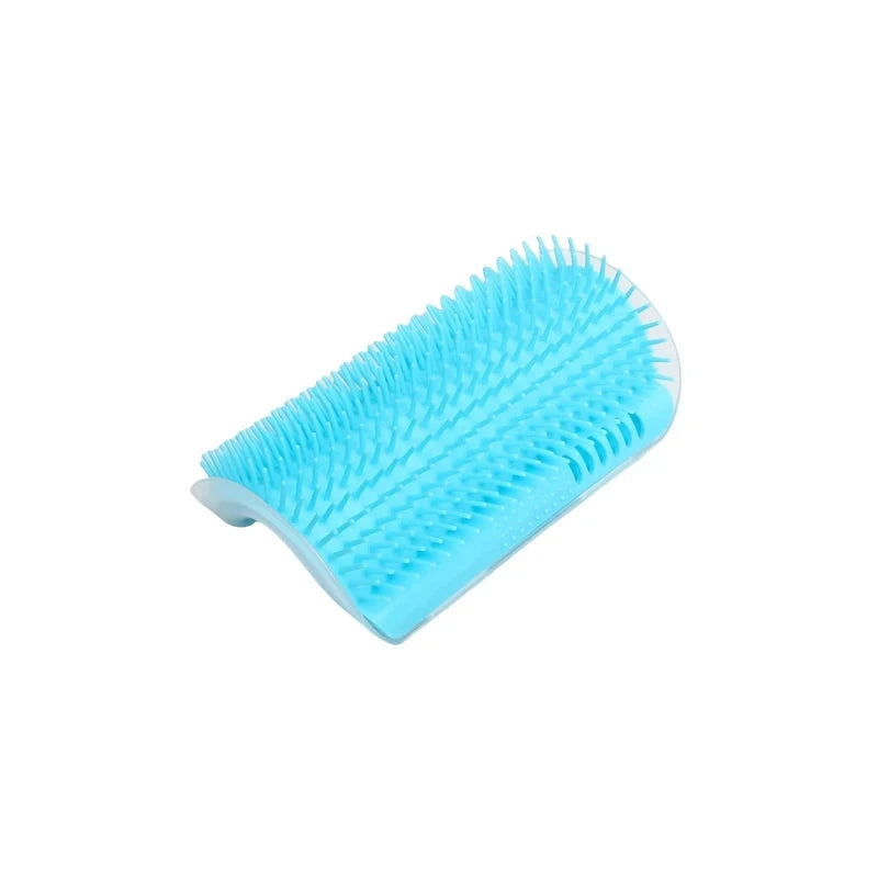 Escova Massageadora para Gatos - Cat Scratcher pet shop - escova massageadora Loja da Dryka Azul Claro