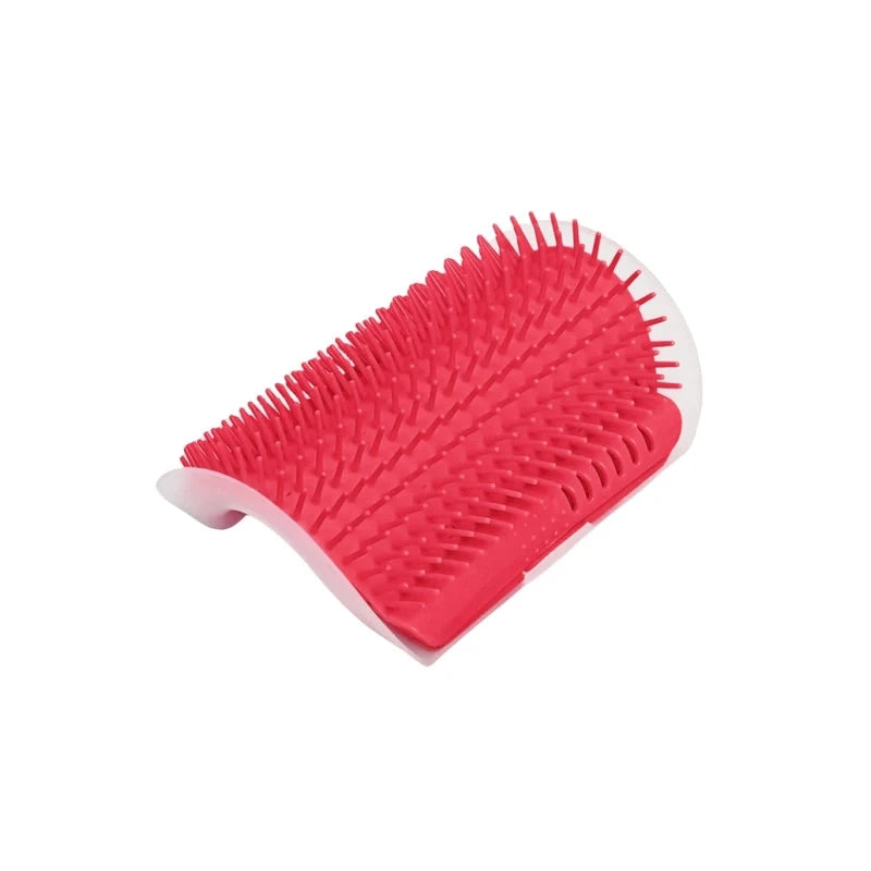 Escova Massageadora para Gatos - Cat Scratcher pet shop - escova massageadora Loja da Dryka Vermelho