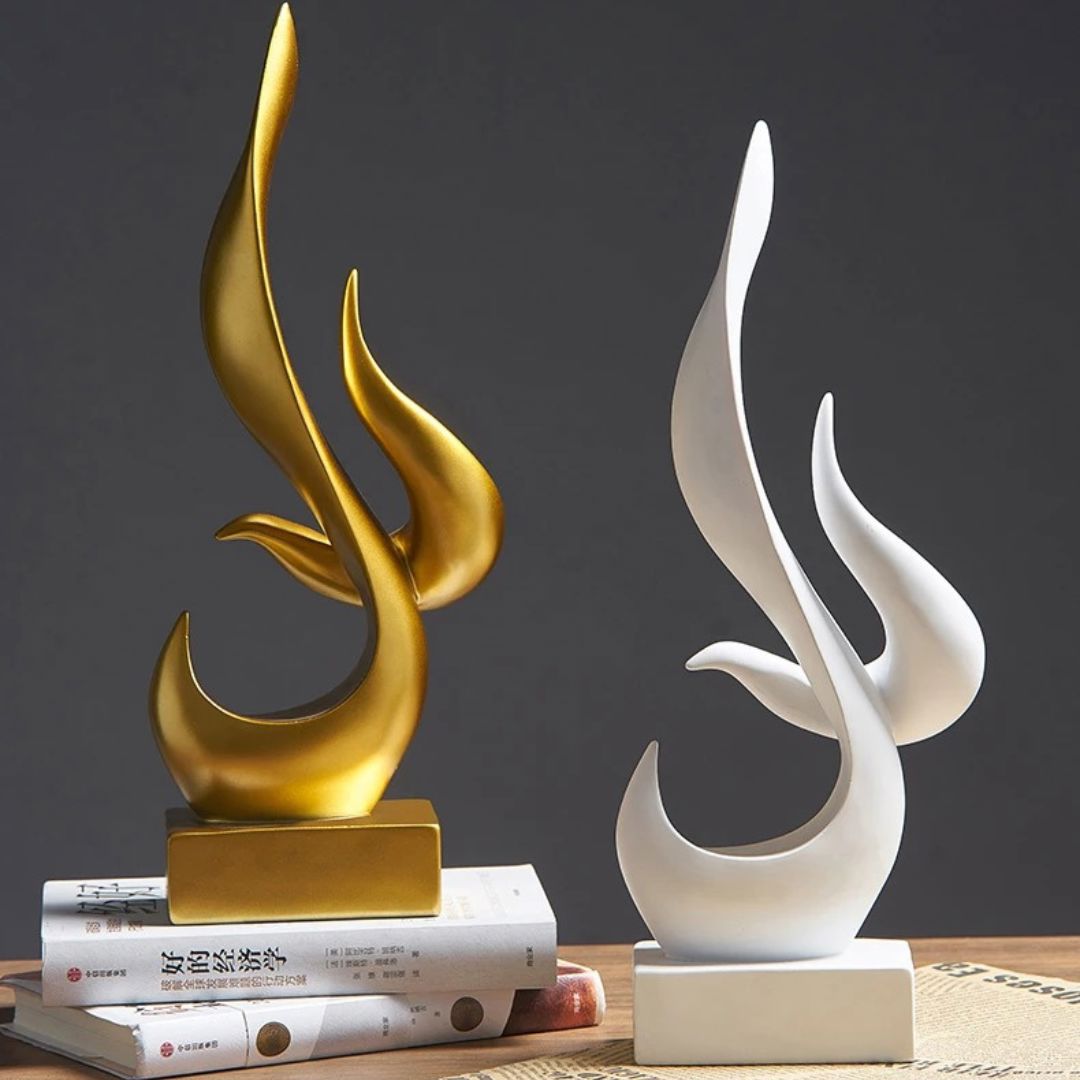 Escultura Decorativas de Pássaro - Flame escultura passaros flame Loja da Dryka