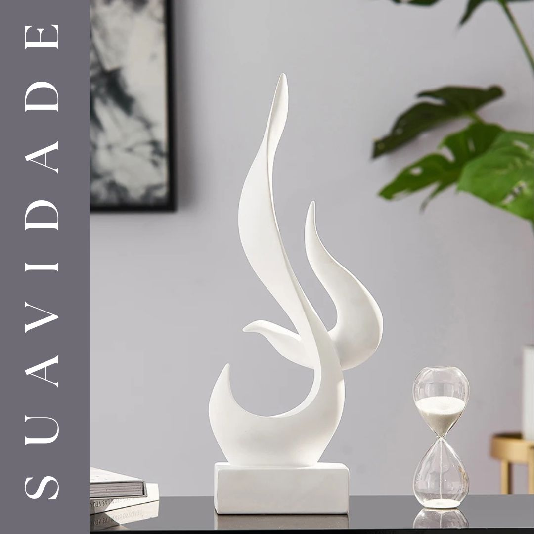 Escultura Decorativas de Pássaro - Flame escultura passaros flame Loja da Dryka