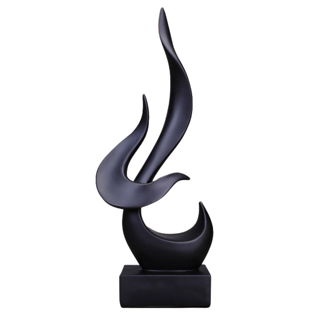 Escultura Decorativas de Pássaro - Flame escultura passaros flame Loja da Dryka Preta