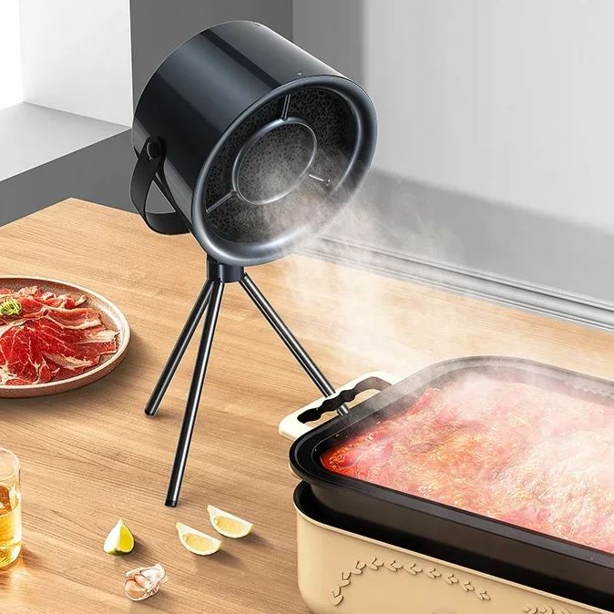 Exaustor Portátil de Mesa - Camping Cook casa 025 - exaustor Loja da Dryka