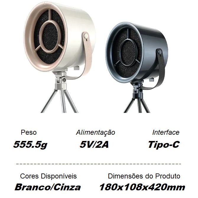 Exaustor Portátil de Mesa - Camping Cook casa 025 - exaustor Loja da Dryka