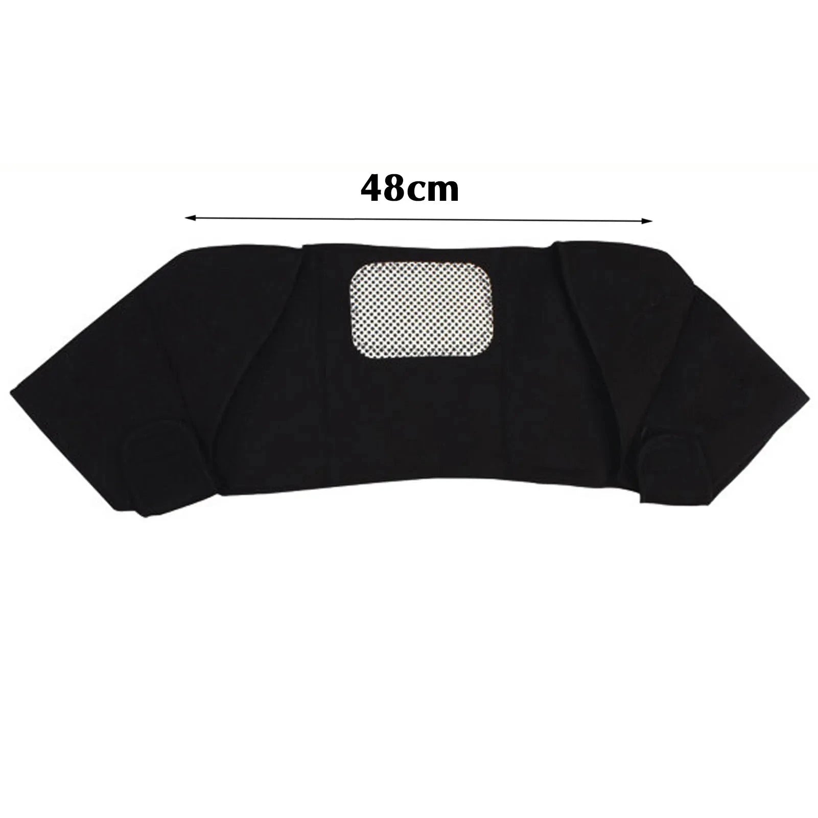 Faixa Térmica Magnética Autoaquecida para Ombros - Shoulder Heat aquecedor ombros Loja da Dryka Preta XG