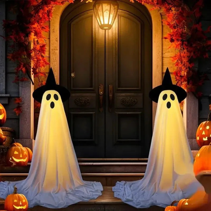 Fantasmas Brilhantes de Halloween -White Ghost 👻👻👻👻 Loja da Dryka