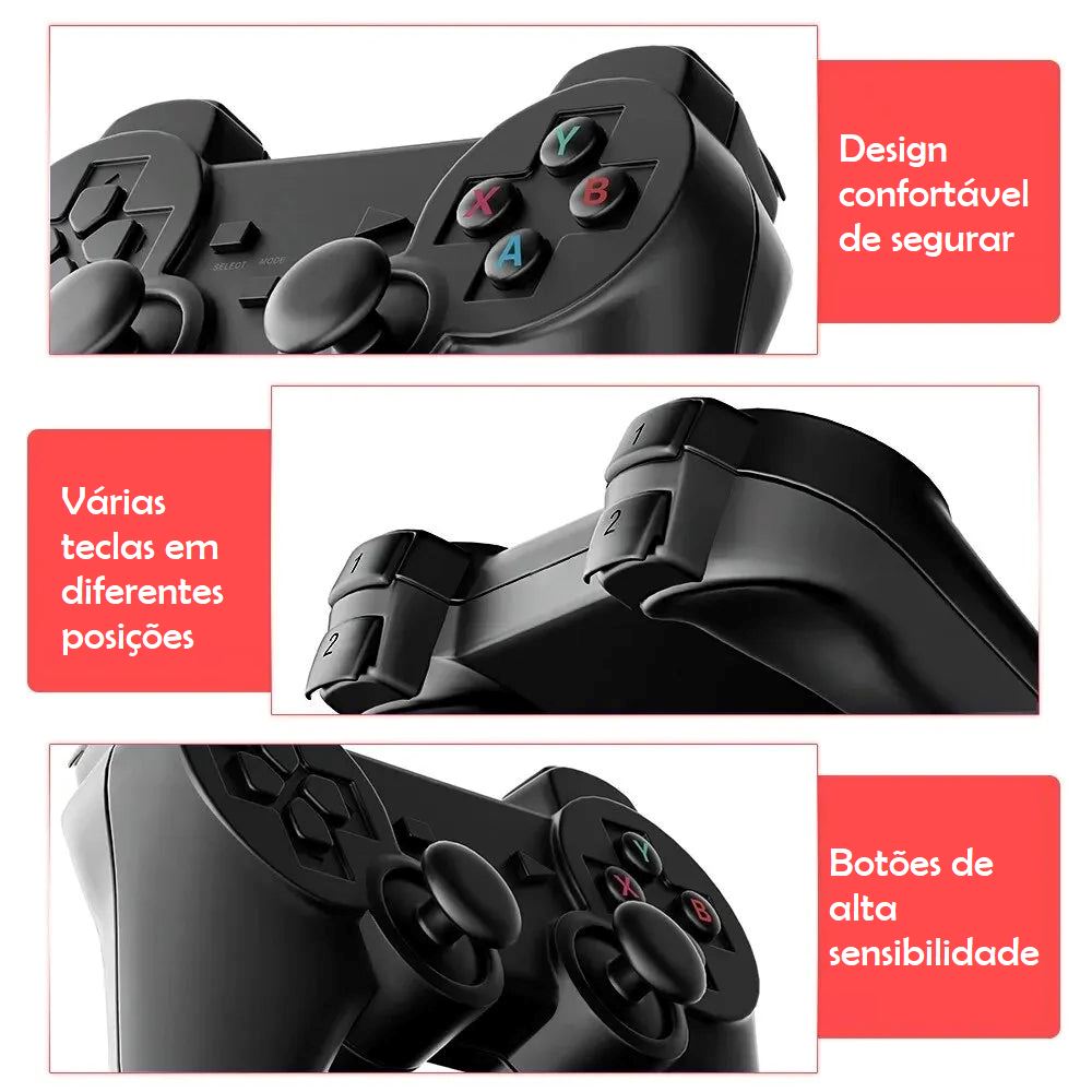 Game Stick 3D- GD10 Pro 4K HD Retro gamer stick 001 Loja da Dryka