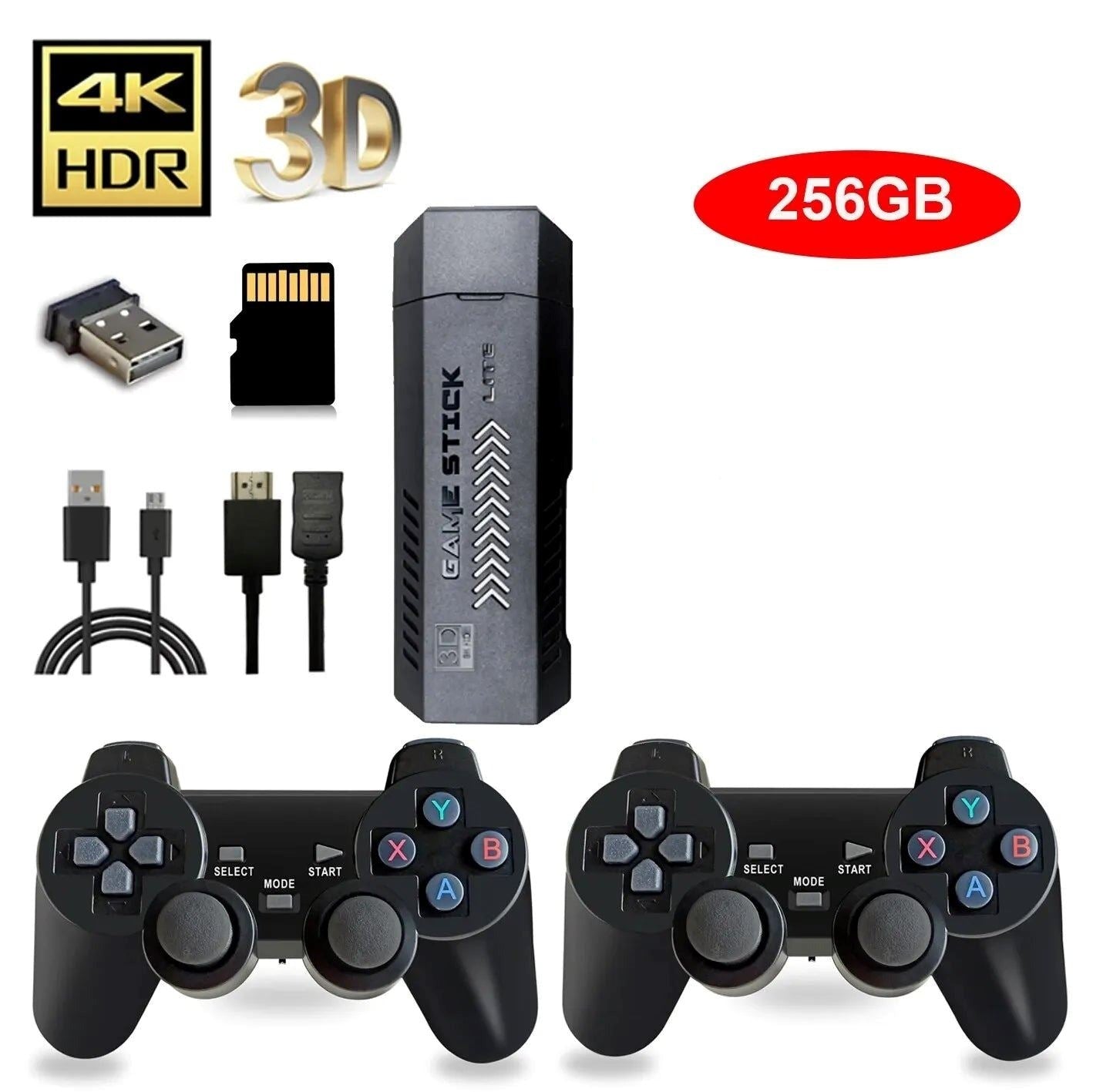 Game Stick 3D- GD10 Pro 4K HD Retro gamer stick 001 Loja da Dryka
