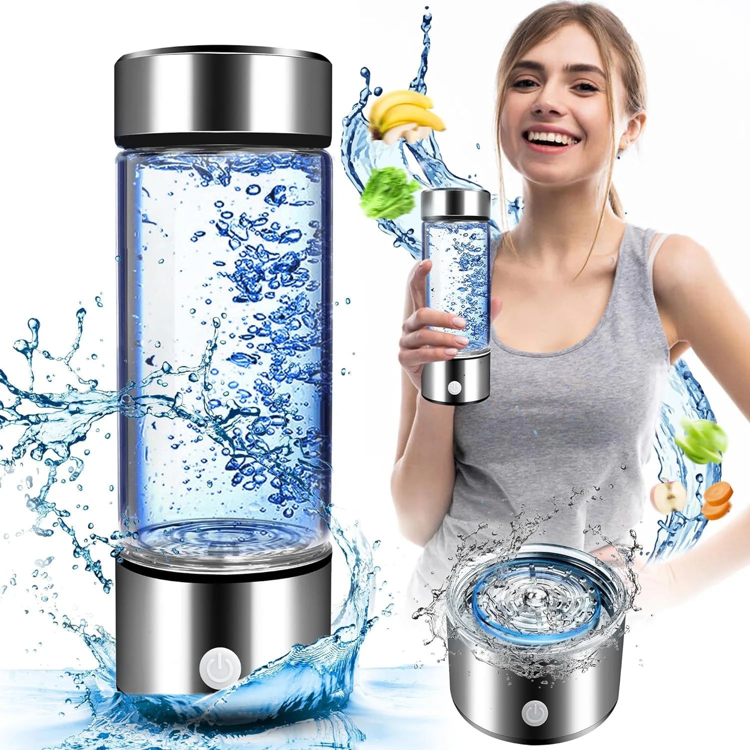 Garrafa D'água Hidrogenada Antioxidante - HydroPure Loja da Dryka