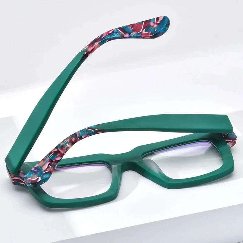 Hepidem acetato óculos quadro masculino oversize tamanho grande quadrado óculos feminino japonês artesanal óculos grossos 9288 oculos de grau moderno Loja da Dryka