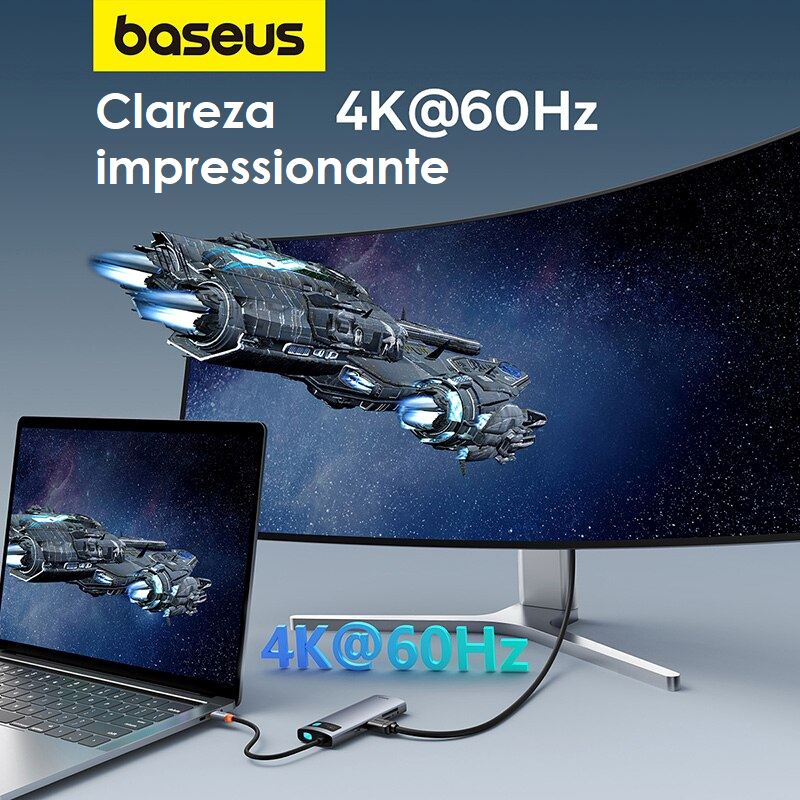 Hub Baseus 7 em 1 eletronicos 020 Loja da Dryka